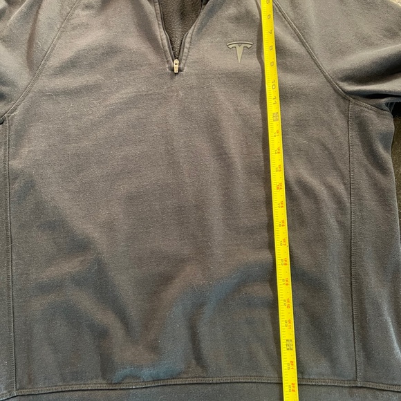 Grey Tesla Quarter Zip L - Picture 5 of 5